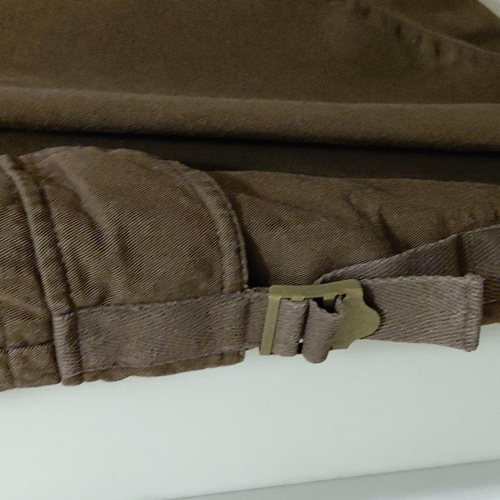 GUC Lauren Ralph Lauren Brown Cargo Pants 20W 6 Pockets Adjust Waist See Note* - Picture 2 of 7